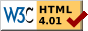 Valid HTML 4.01 Transitional (Abre nueva ventana).